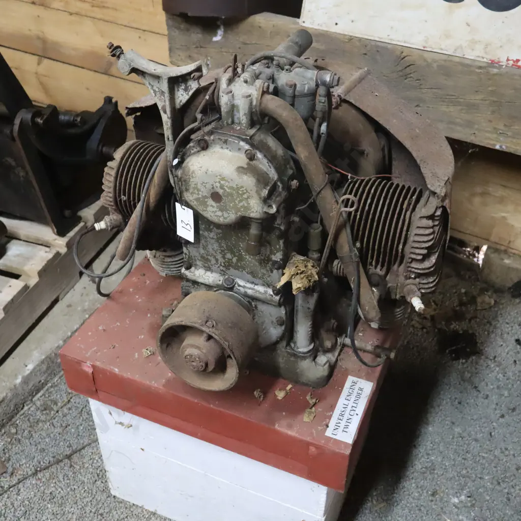 Universal Twin Cylinder Stationary Engine Image 1++