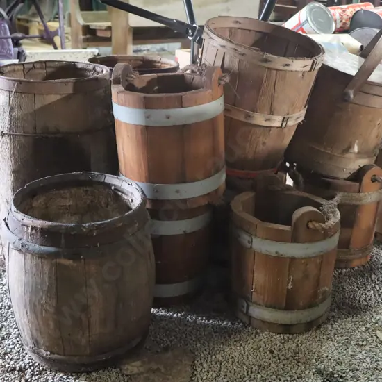 Wooden Pales x 9