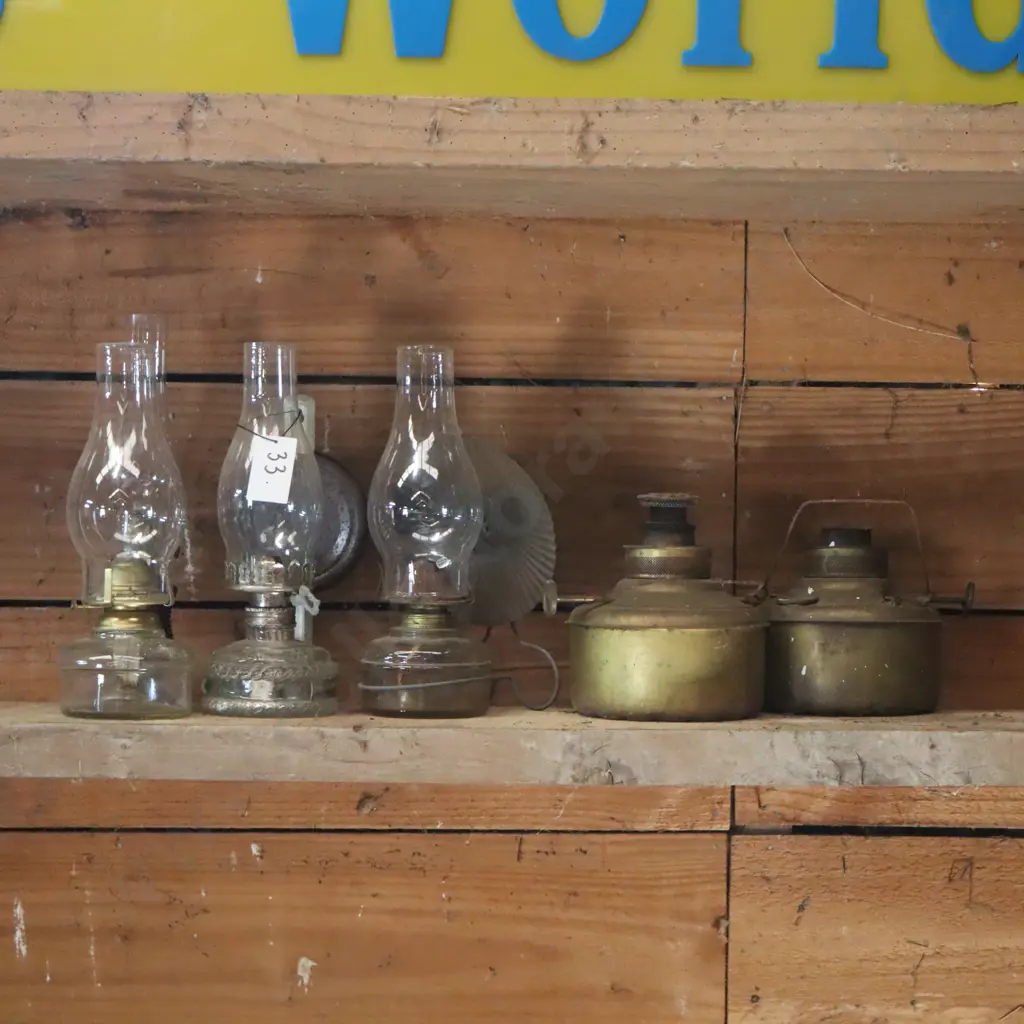 Kerosene Lamps x 5 Image 1++