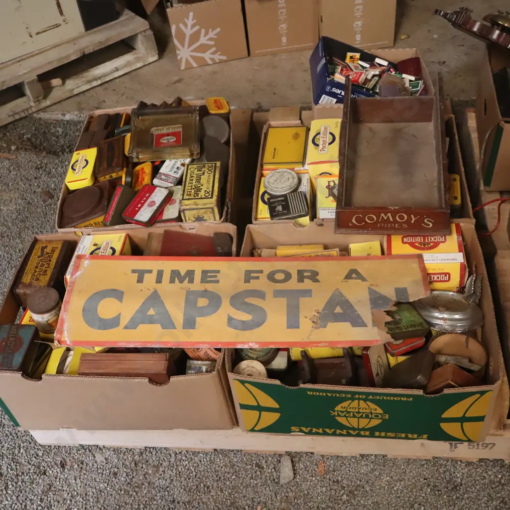 Pallet Lot Cigarette Collectables Image 1++