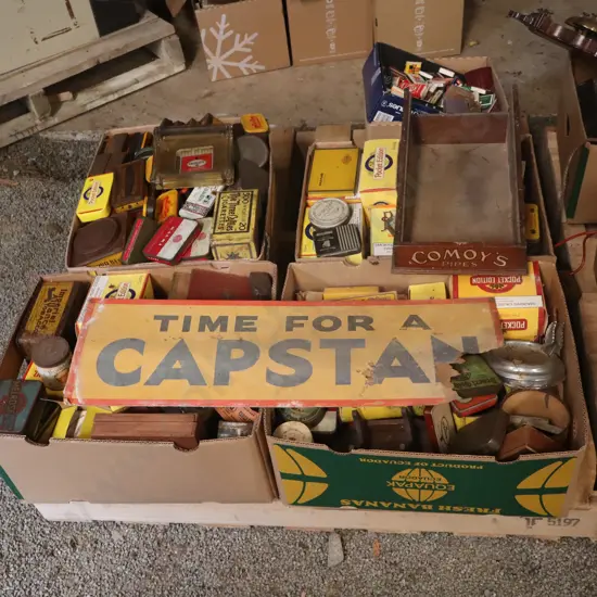 Pallet Lot Cigarette Collectables
