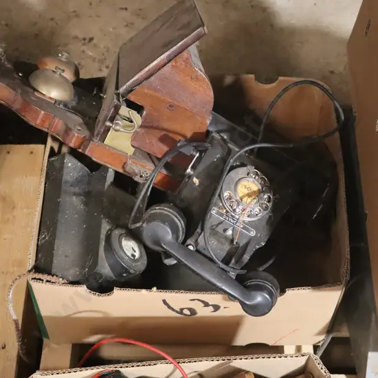 Box Lot Telephones #1