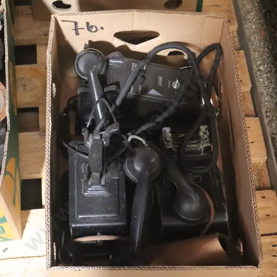 Box Lot Telephones #12