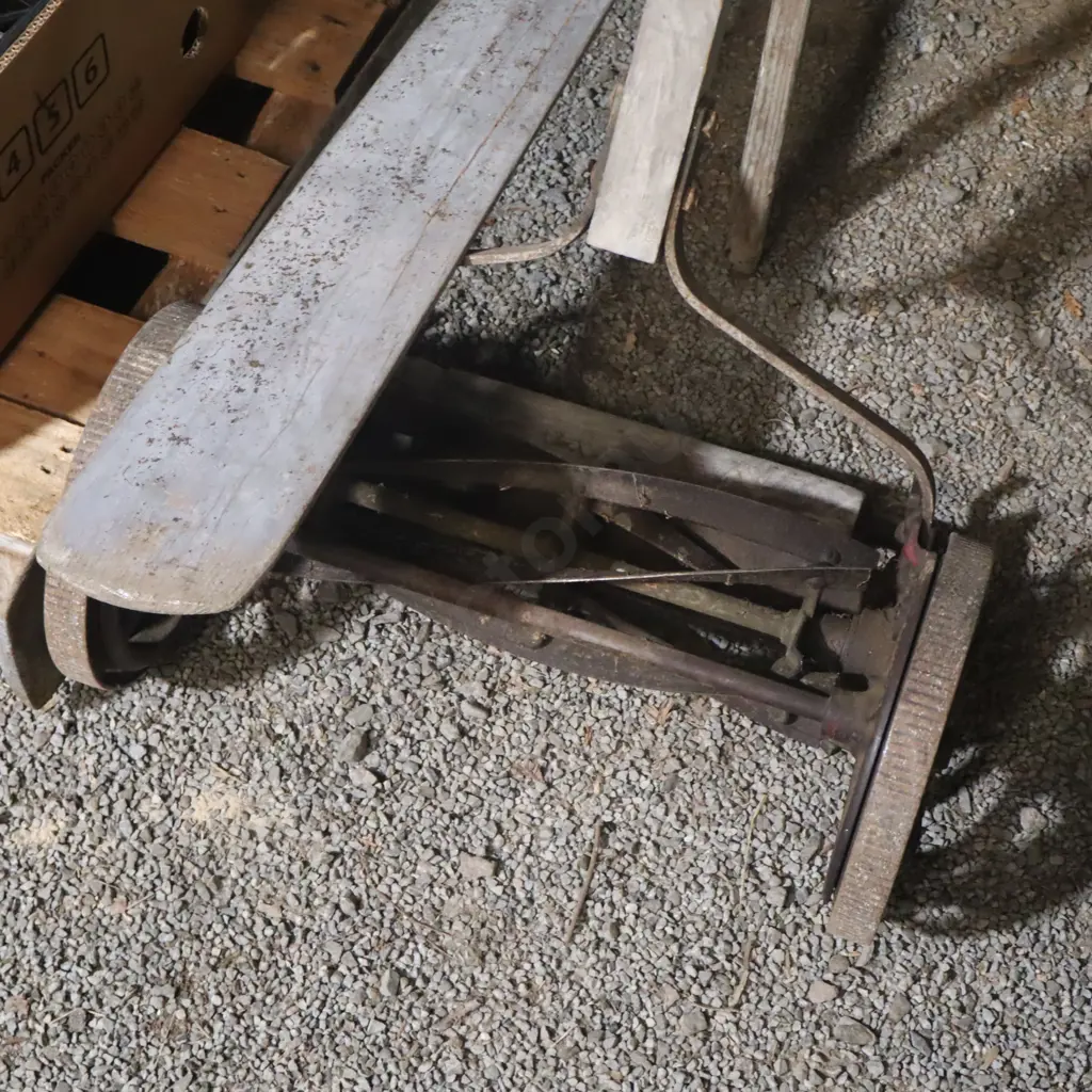 Tripod, Lawnmower And Oars Image 1++