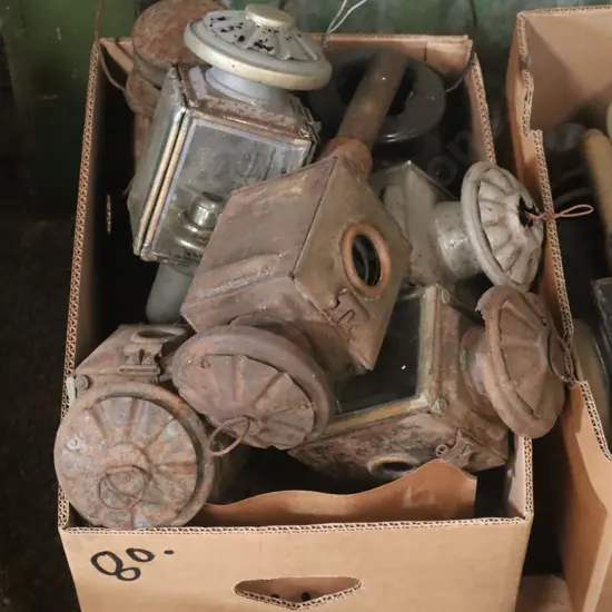 Box Lot Carriage Lamps #1