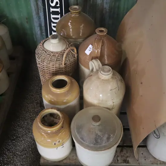 Lot Of Large Crocks x 7