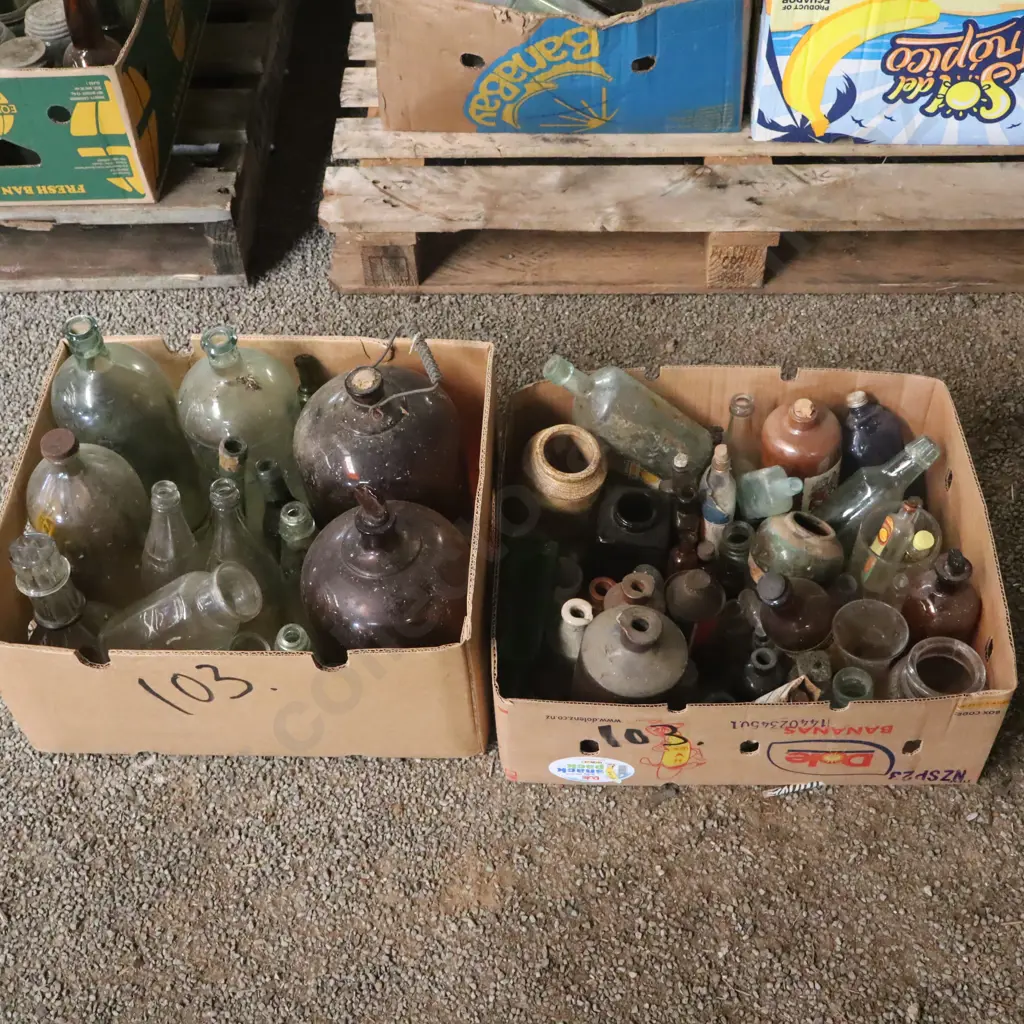 2x Boxes Miscellaneous Bottles  Image 1++