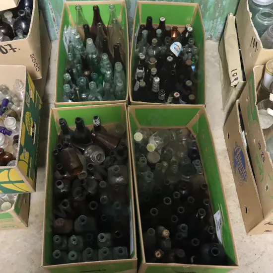 4X boxes Miscellaneous Bottles