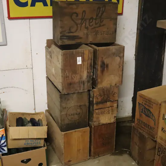 Petrol Boxes x 7