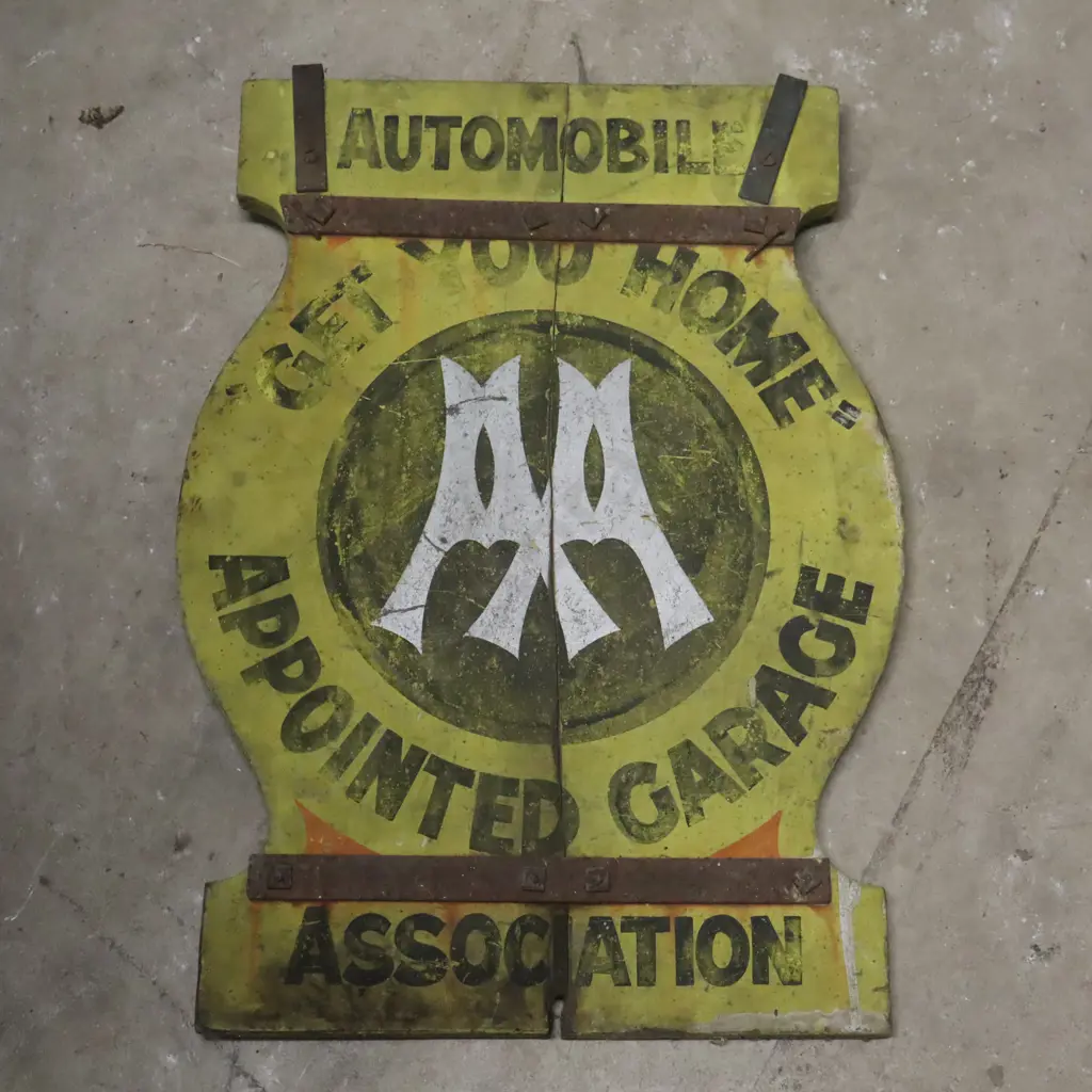 Double Sided Wooden AA Sign Image 1++