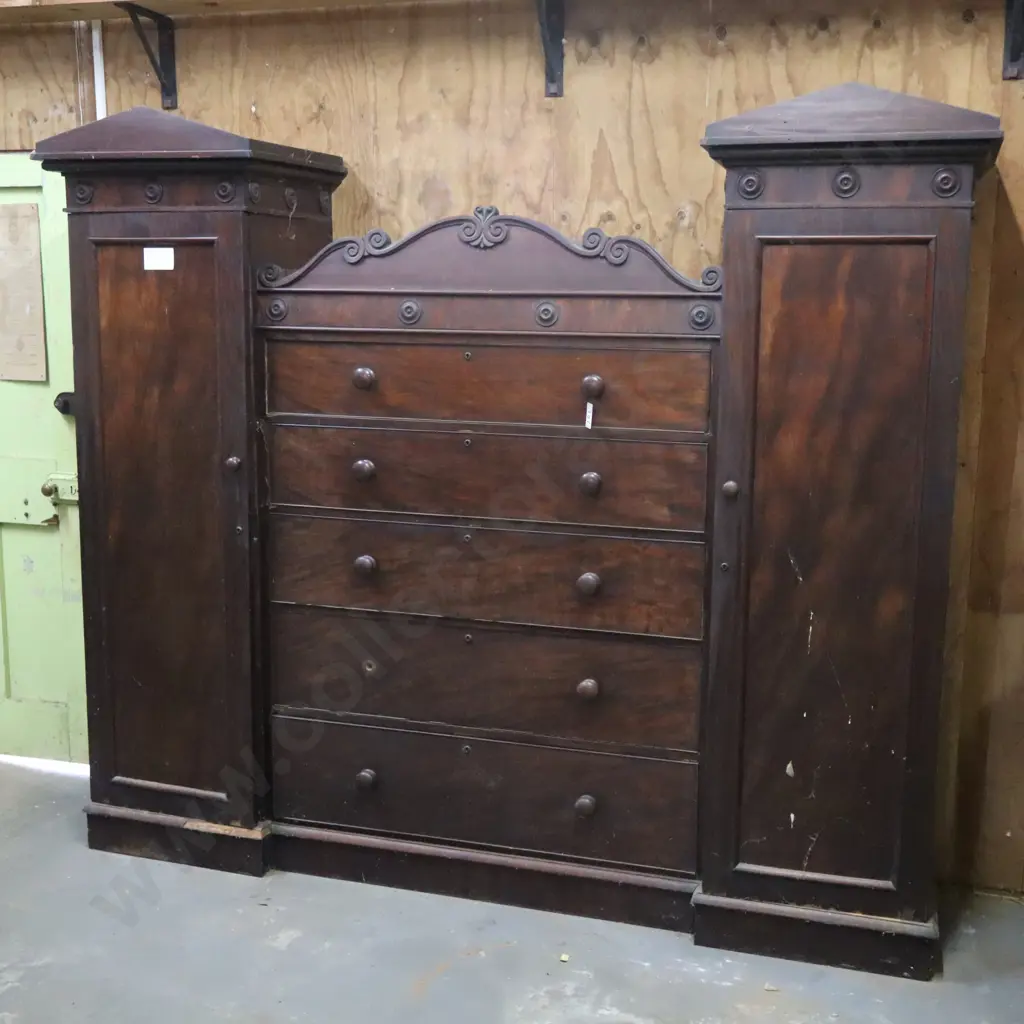 Victorian Combination Wardrobe  Image 1++