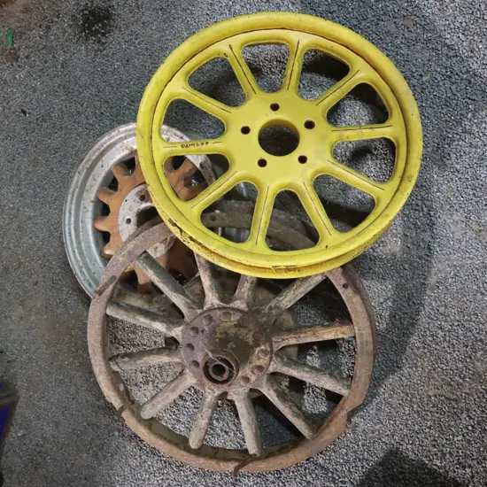 3X Early Rims Including Dunlop