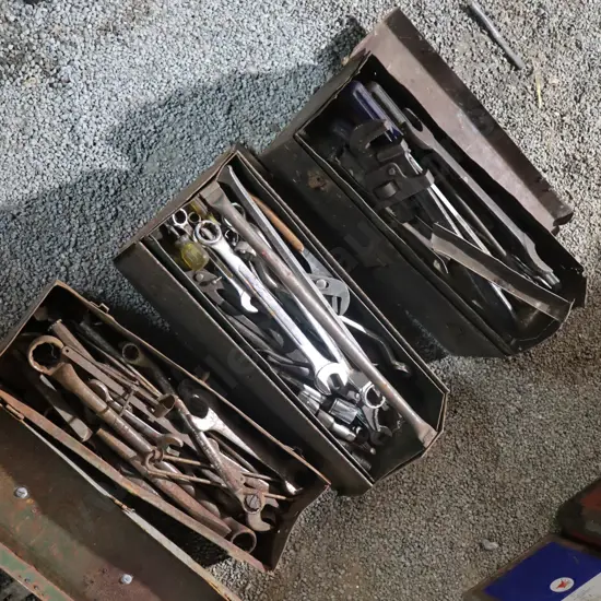 3X Tool Boxes Full Of Tools