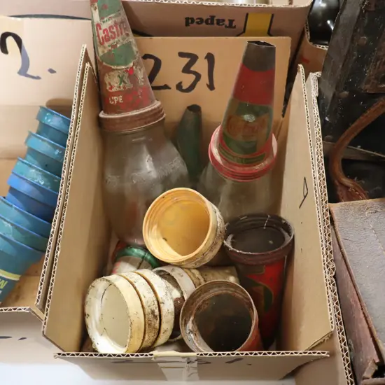 Oil Bottles And Oil Bottle Tops