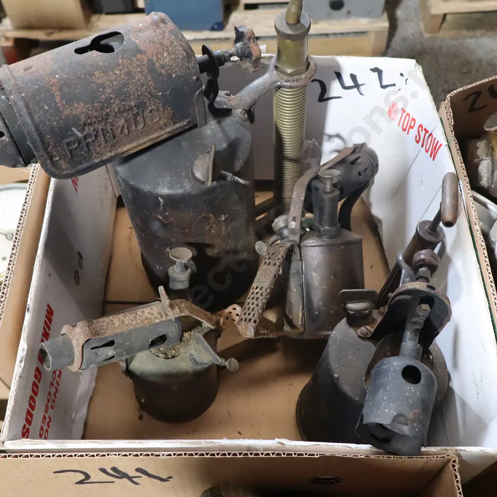 Box Brass Blow Torches x 6 Image 1++