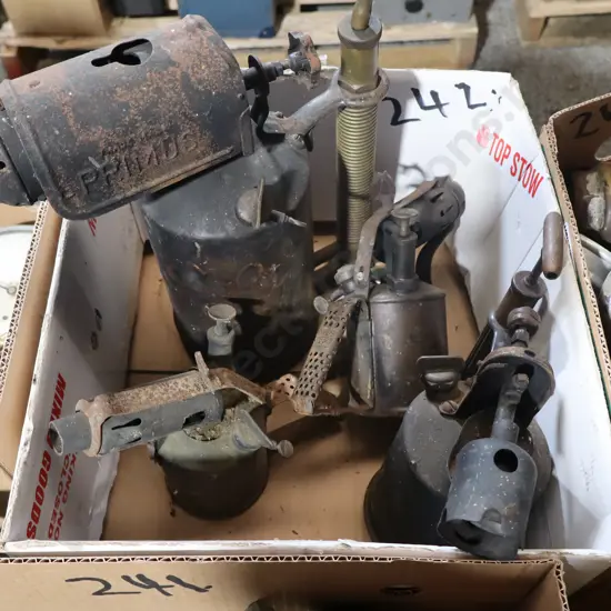 Box Brass Blow Torches x 6