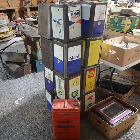 17X Oil Tins
