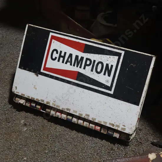 Champion Spark Plugs Rack