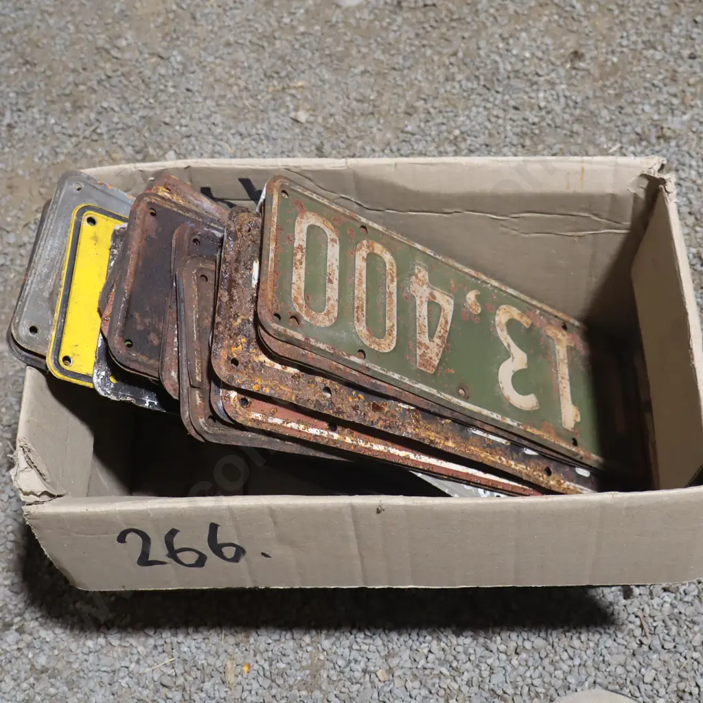 Box Number Plates #1 Image 1++