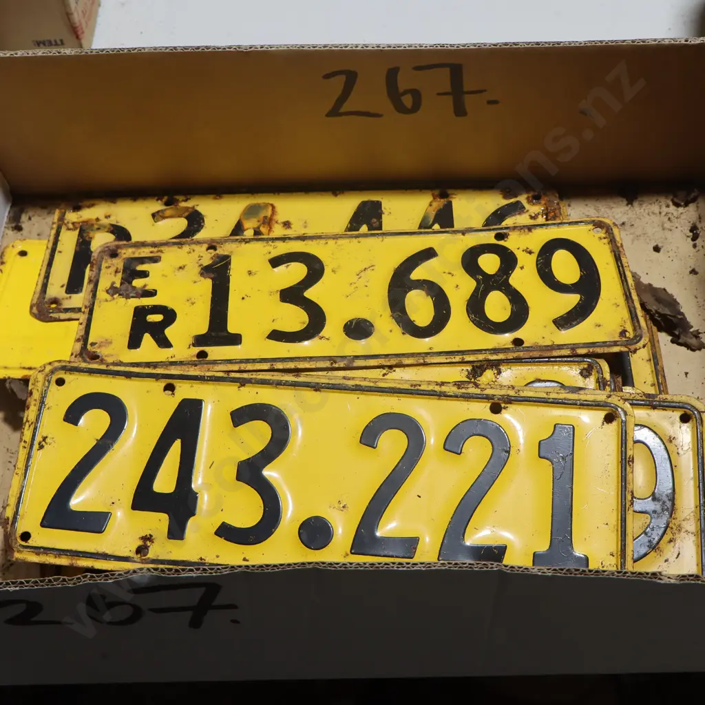 Box Number Plates #2 Image 1++