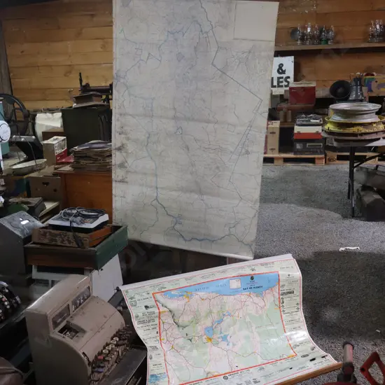 2X Vintage Local Maps 