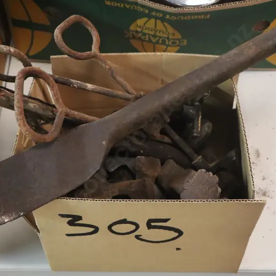 Blacksmith Anvil Hardy's Punches Ect.