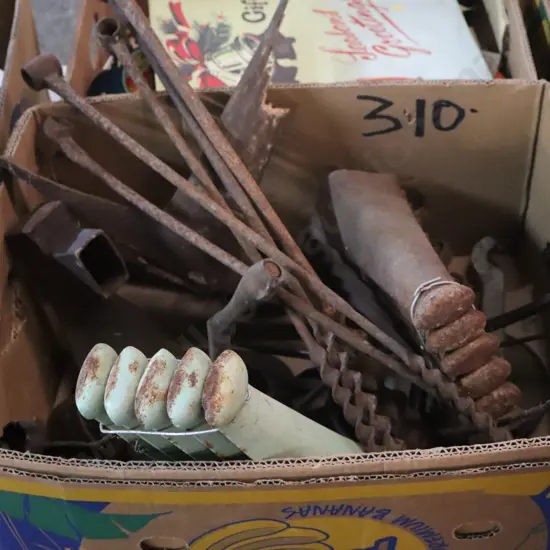 Box Tool Heads, Orga Bits, Table Legs Ect