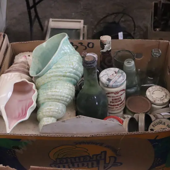 Box Kitchenalia, English Pottery