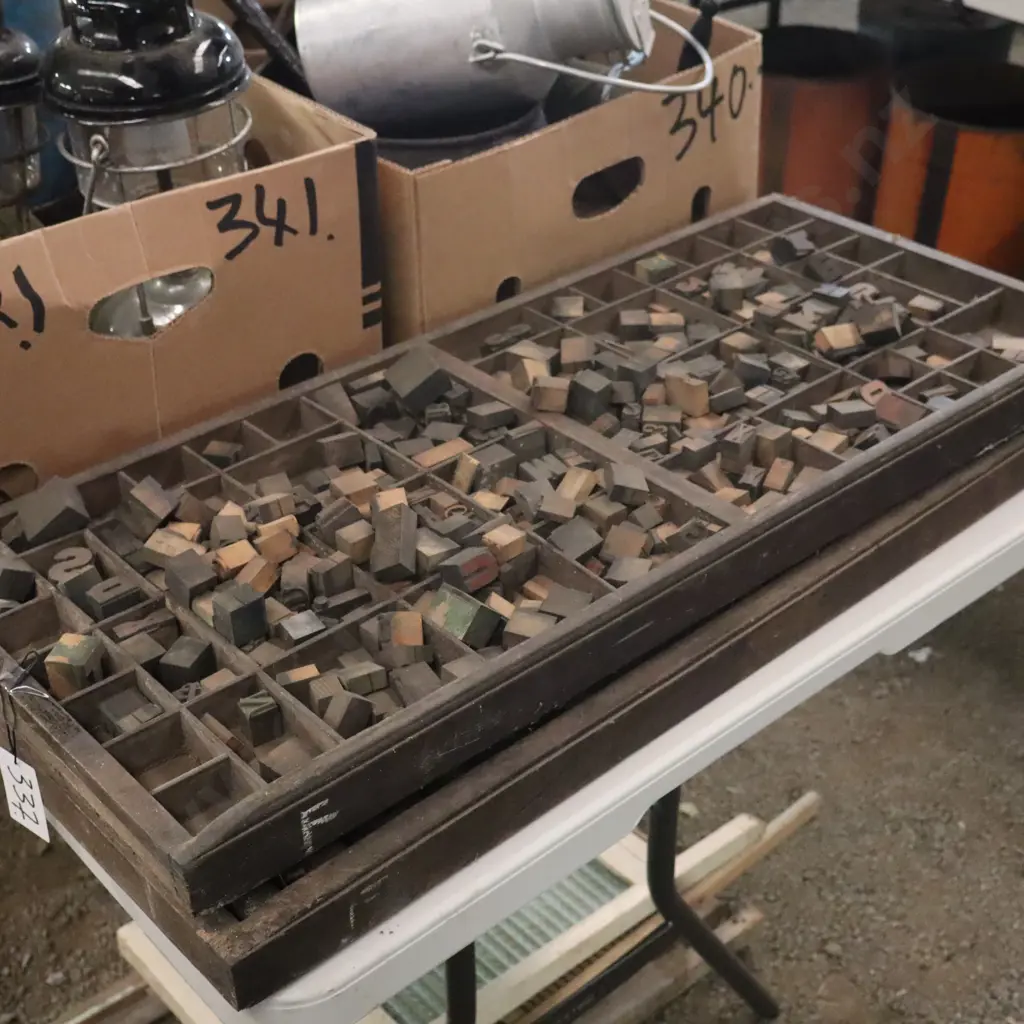 2X Printers Trays And Print Blocks Image 1++
