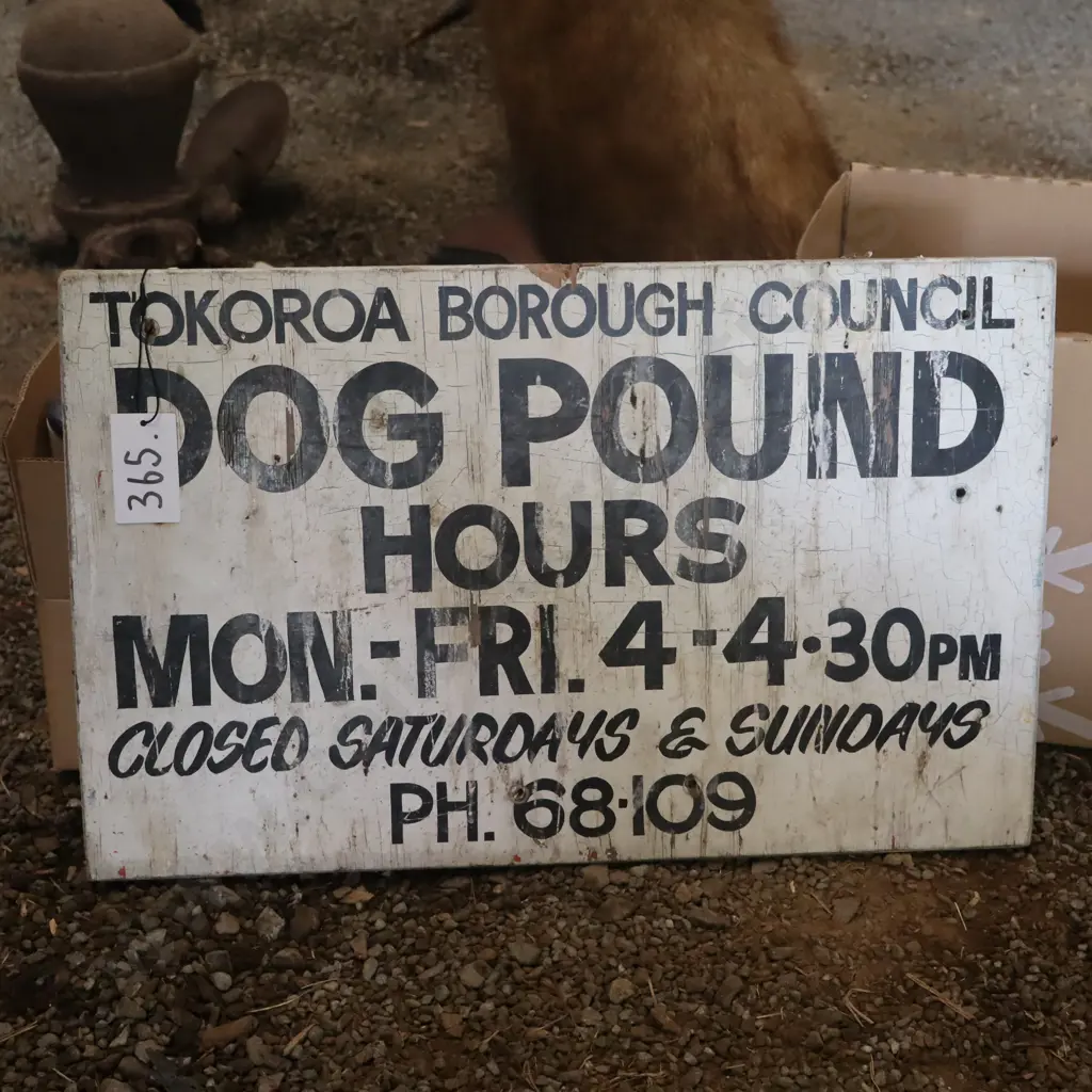 Handpainted Tokoroa Sign Image 1++