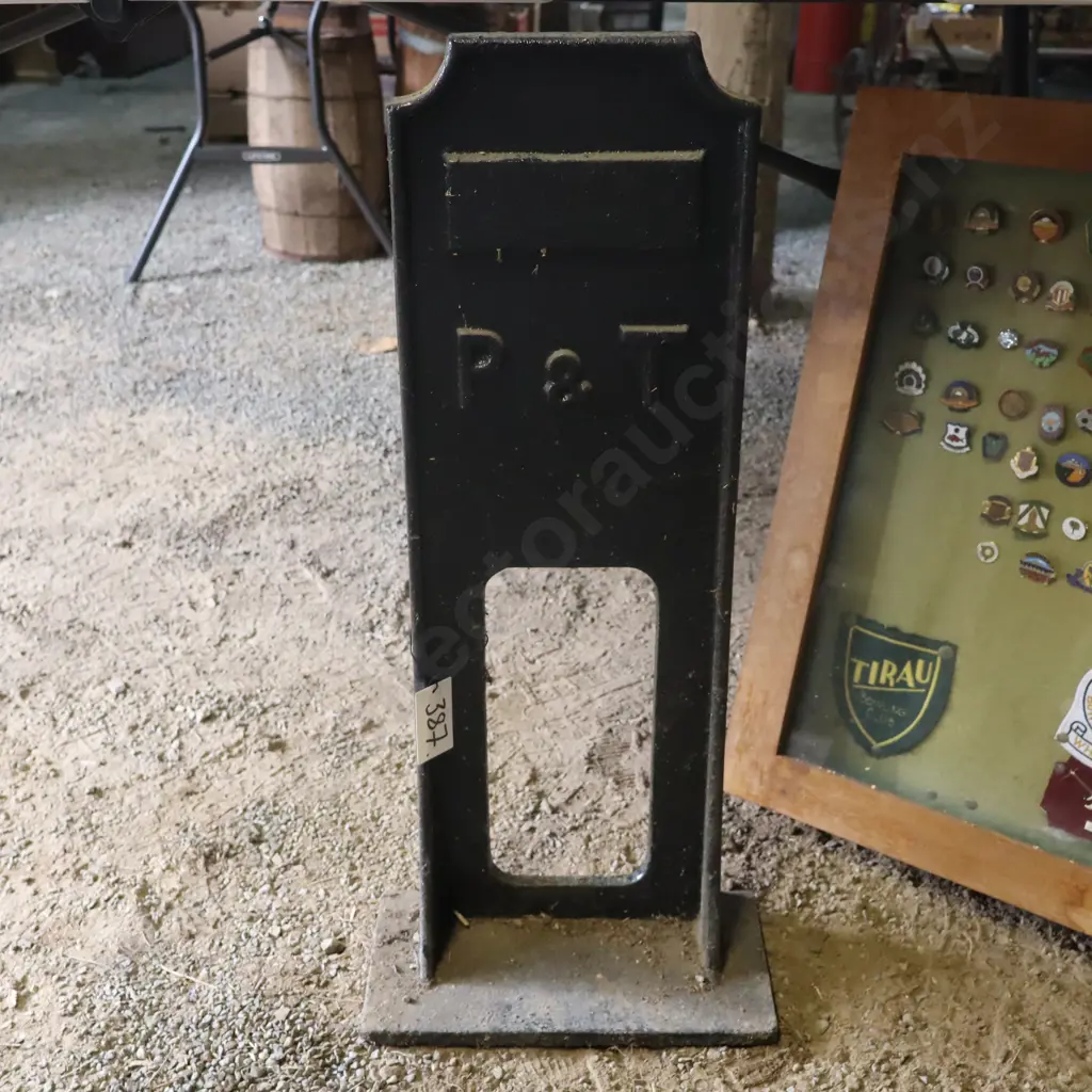 Post And Telephone  Boot Scraper Image 1++