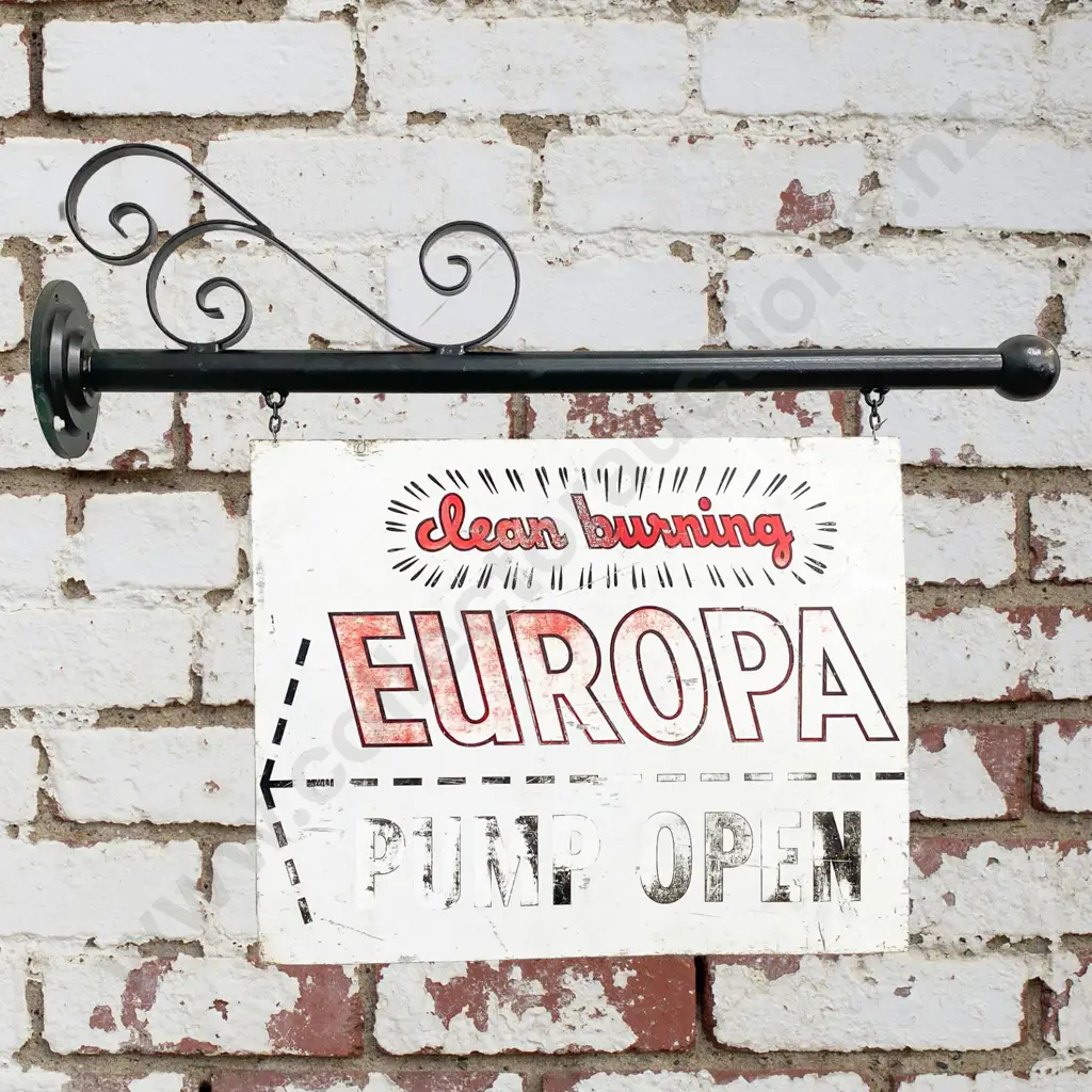 Double Sided Europa Sign on Bracket Image 1++