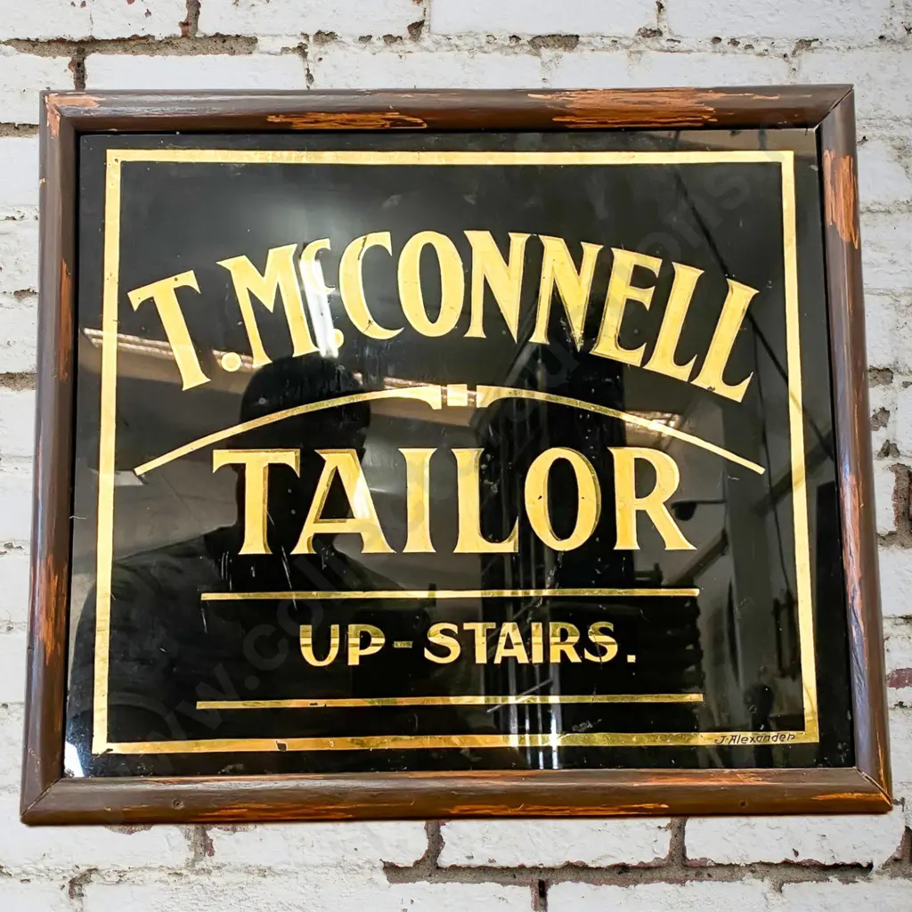 Gold Leaf Tailor Sign Image 1++