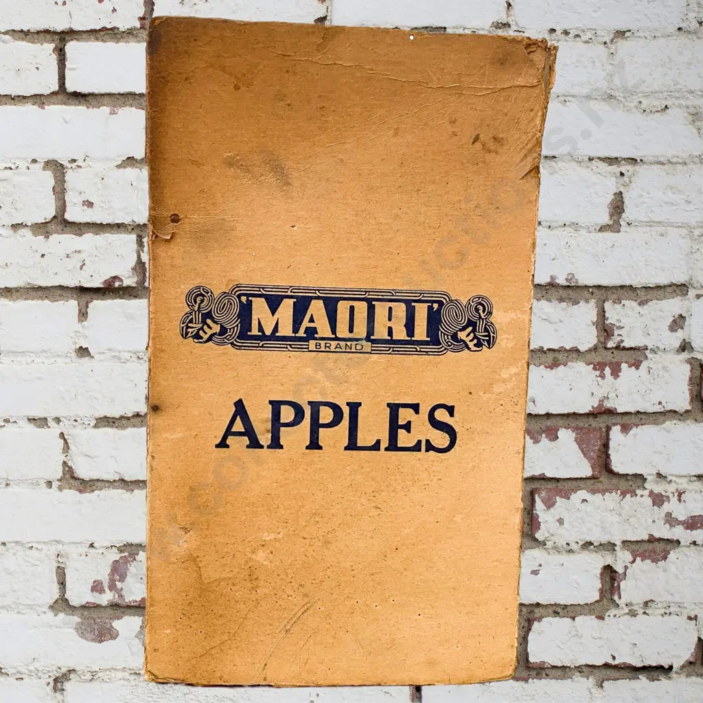 Maori Brand Apple Box Image 1++