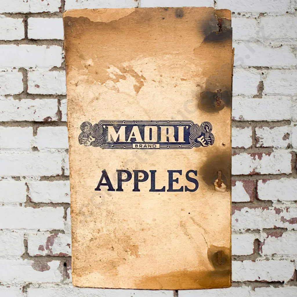 Maori Brand Apple Box Image 1++