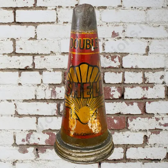 Shell Oil Bottle Top Double