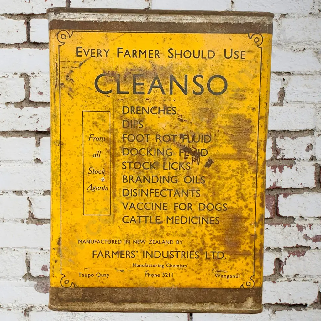 Cleanso Tin Yellow Image 1++