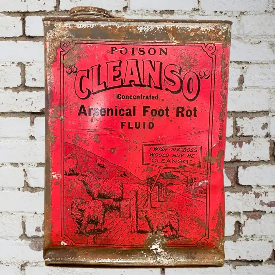 Cleanso Tin Red