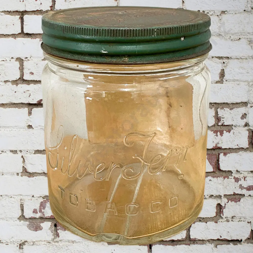 Silver Fern Tobacco Jar Image 1++