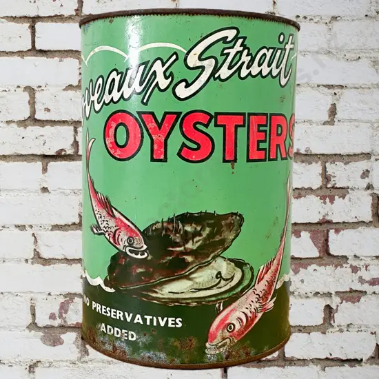 Fovoux Straight Oysters Tin