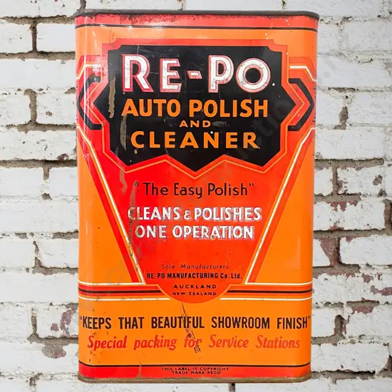Repo Car Polish Tin