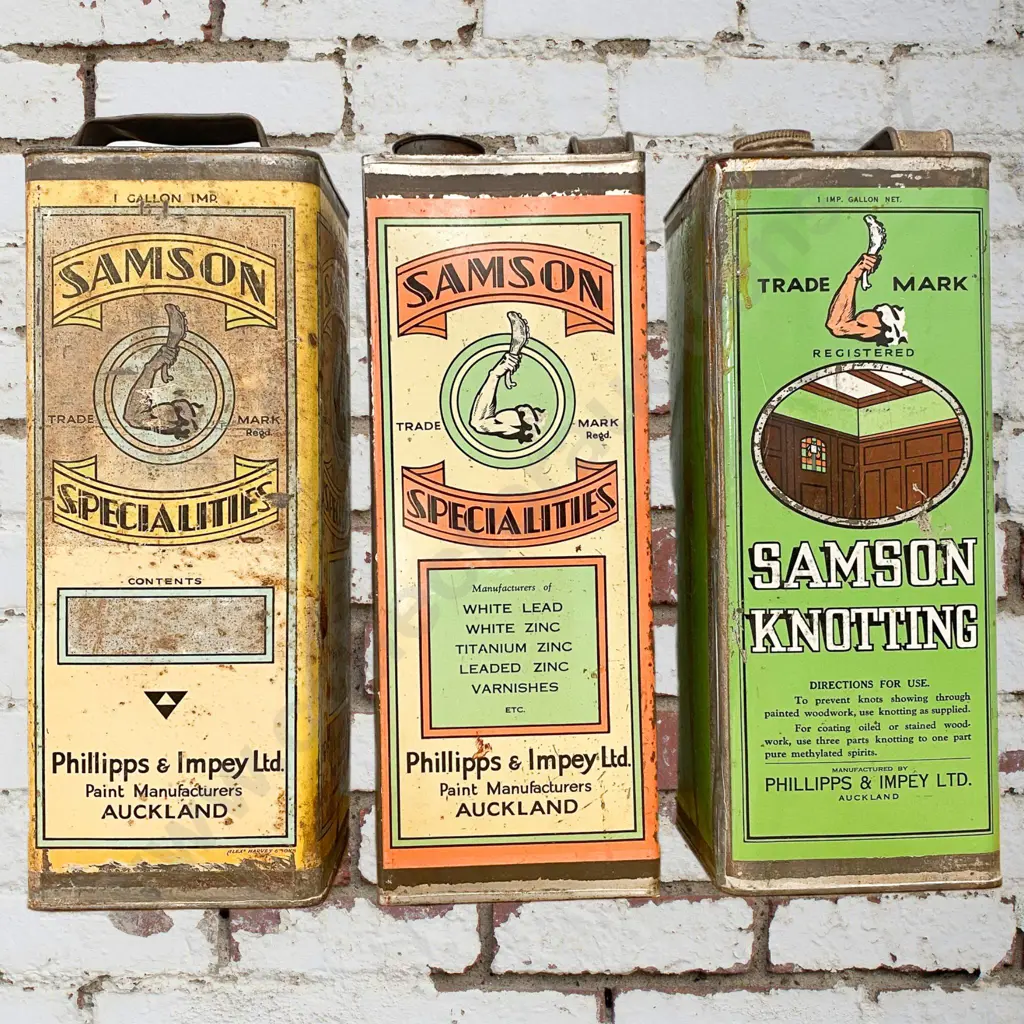 Samson Paint Tins x 3 Image 1++
