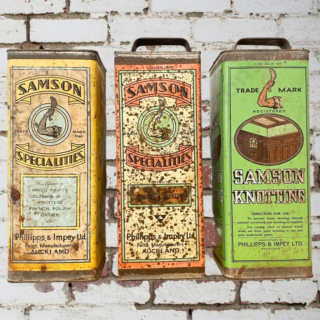 Samson Paint Tins x 3 Image 1++