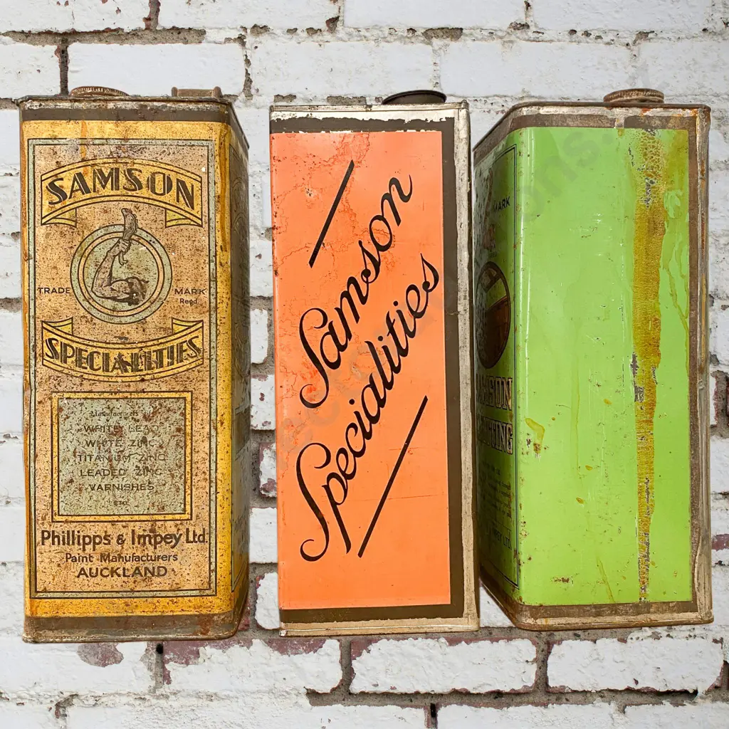 Samson Paint Tins x 3 Image 1++