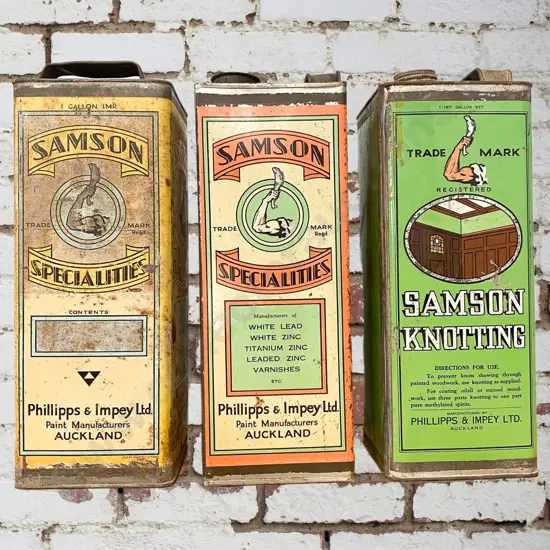 Samson Paint Tins x 3