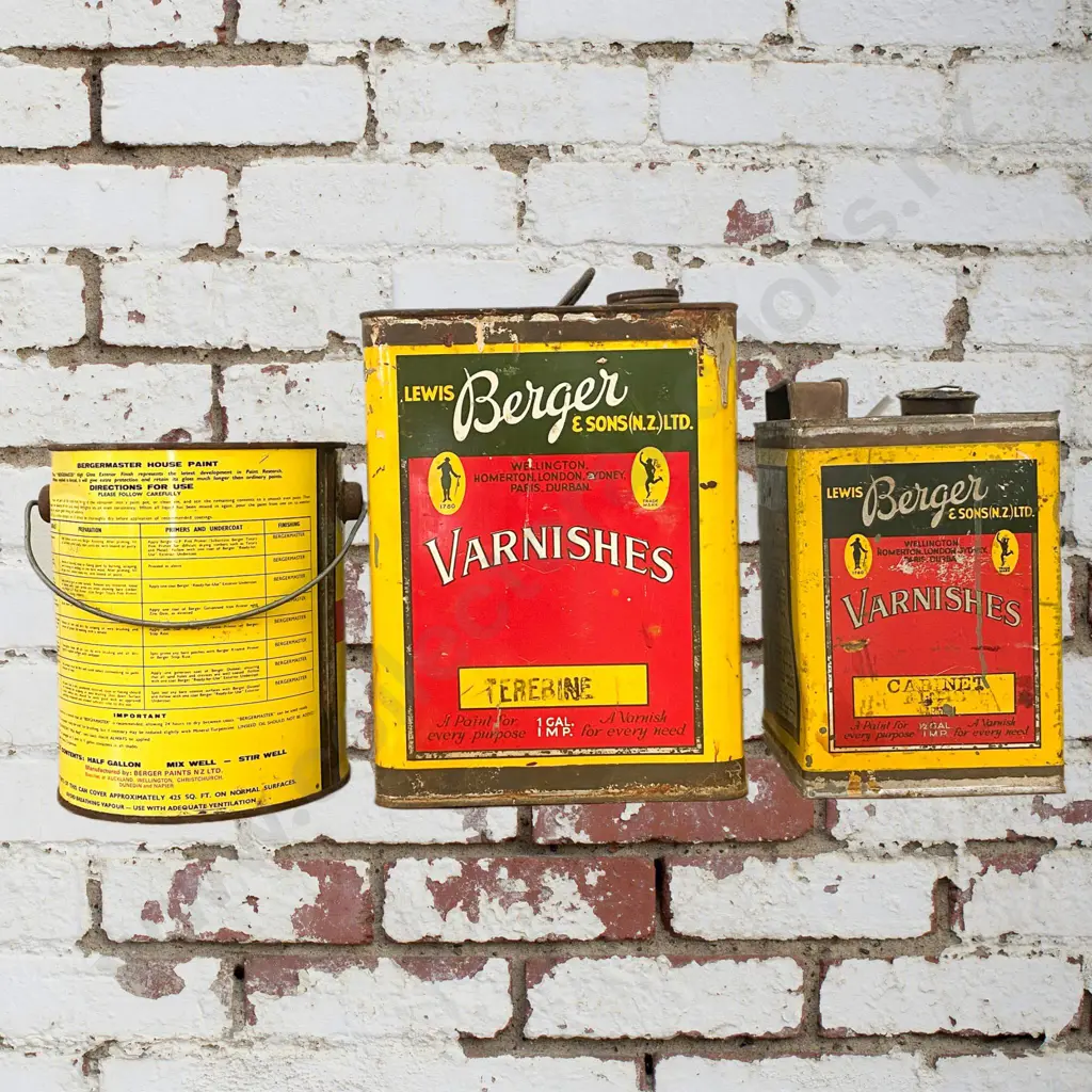 Berger Paint Tins x 3 Image 1++