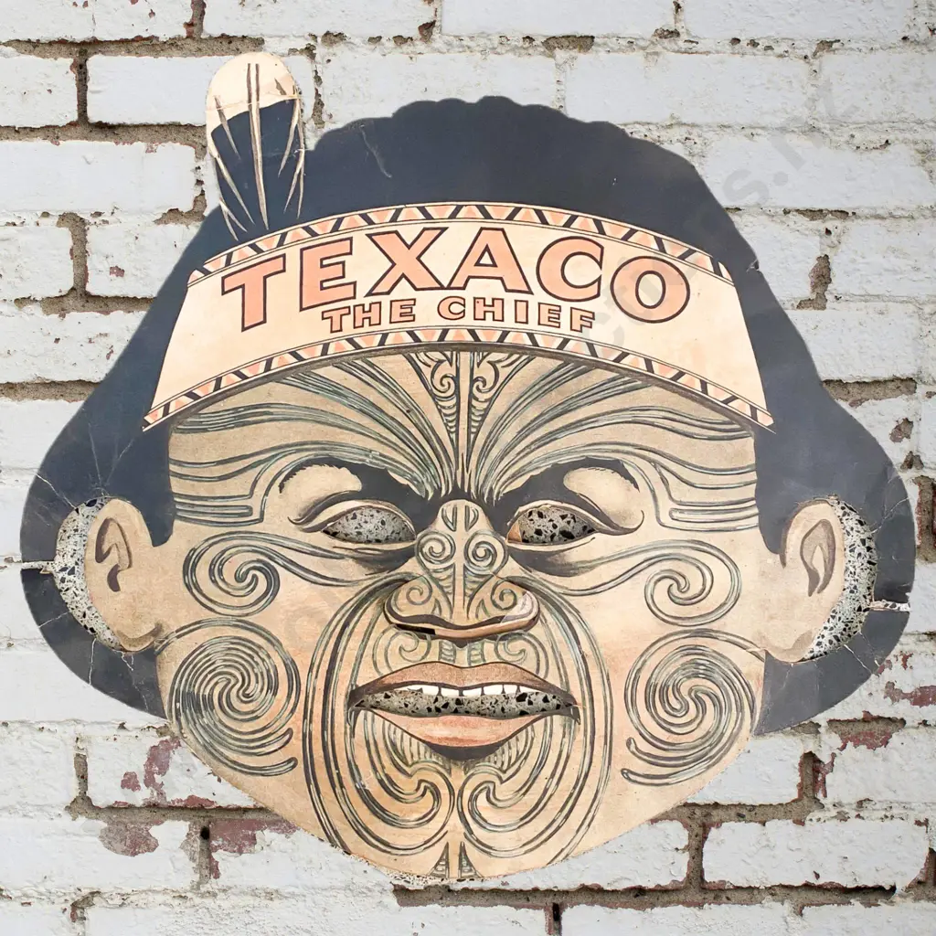 Texaco The Chief Maori Face Mask Image 1++