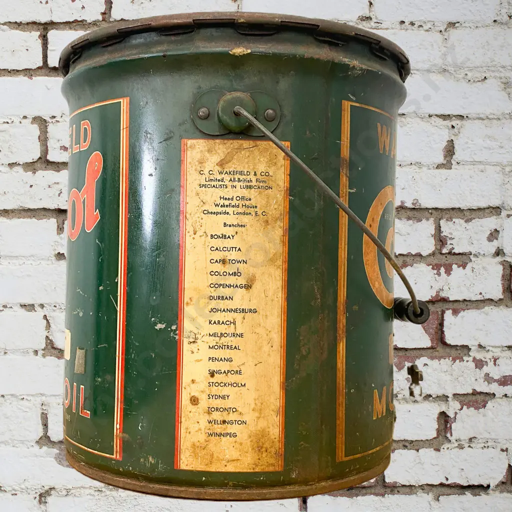 Castrol Oil Drum c1940s Image 1++