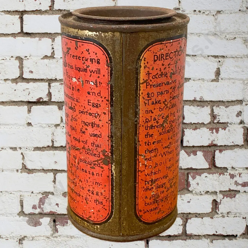 Sharland's Egg Preserver Tin Image 1++
