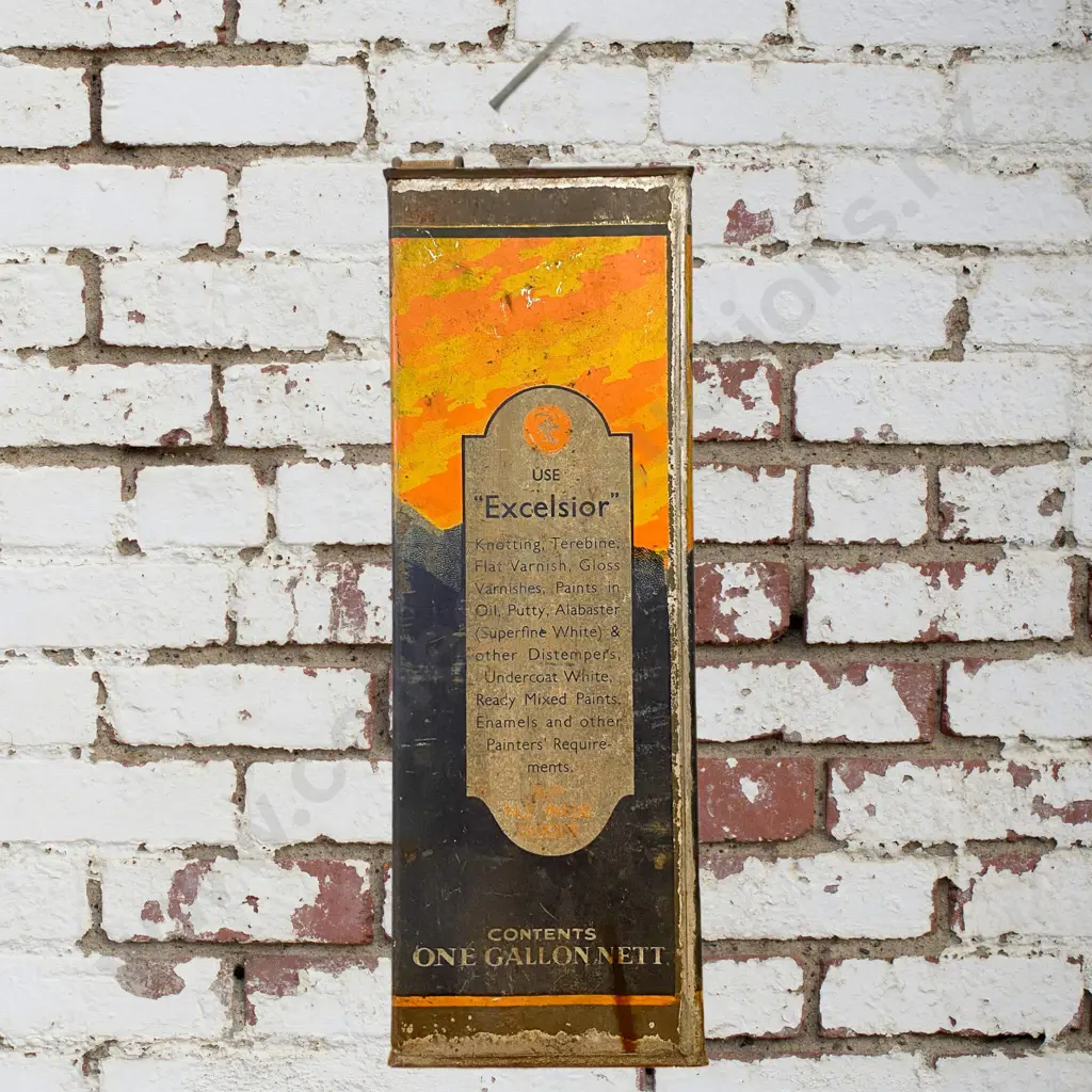 Excelsior Mt Egmont Paint Tin Image 1++